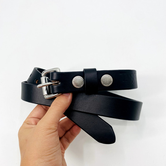Tanner goods USA men's black leather Daily Belt - Picture 7 of 10